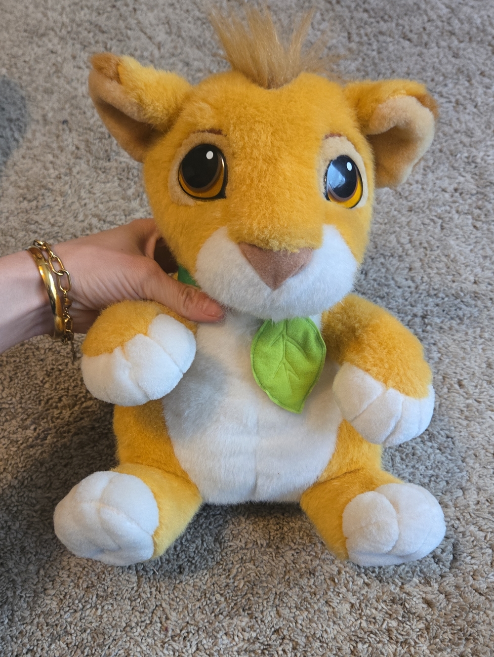 Vintage Lion King Simba Talking Plush